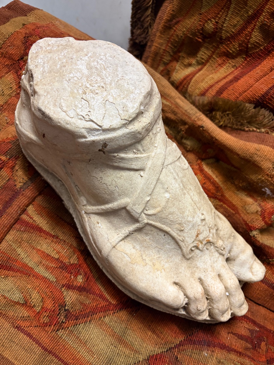 Foot Of A Roman Soldier Wearing A Sandal, Study Cast, Early 20th Century, Sandal-photo-1