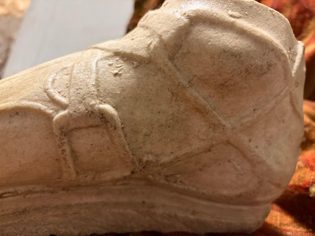 Foot Of A Roman Soldier Wearing A Sandal, Study Cast, Early 20th Century, Sandal-photo-2