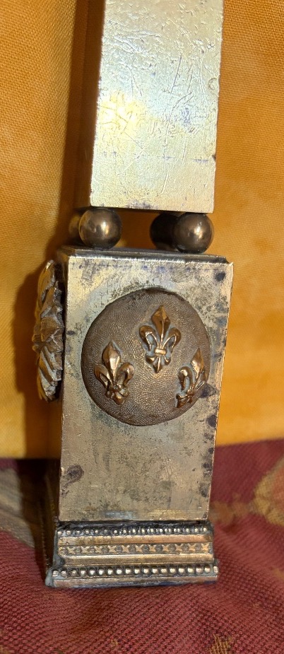 Obélisque en bronze, vers 1820/1830.-photo-6
