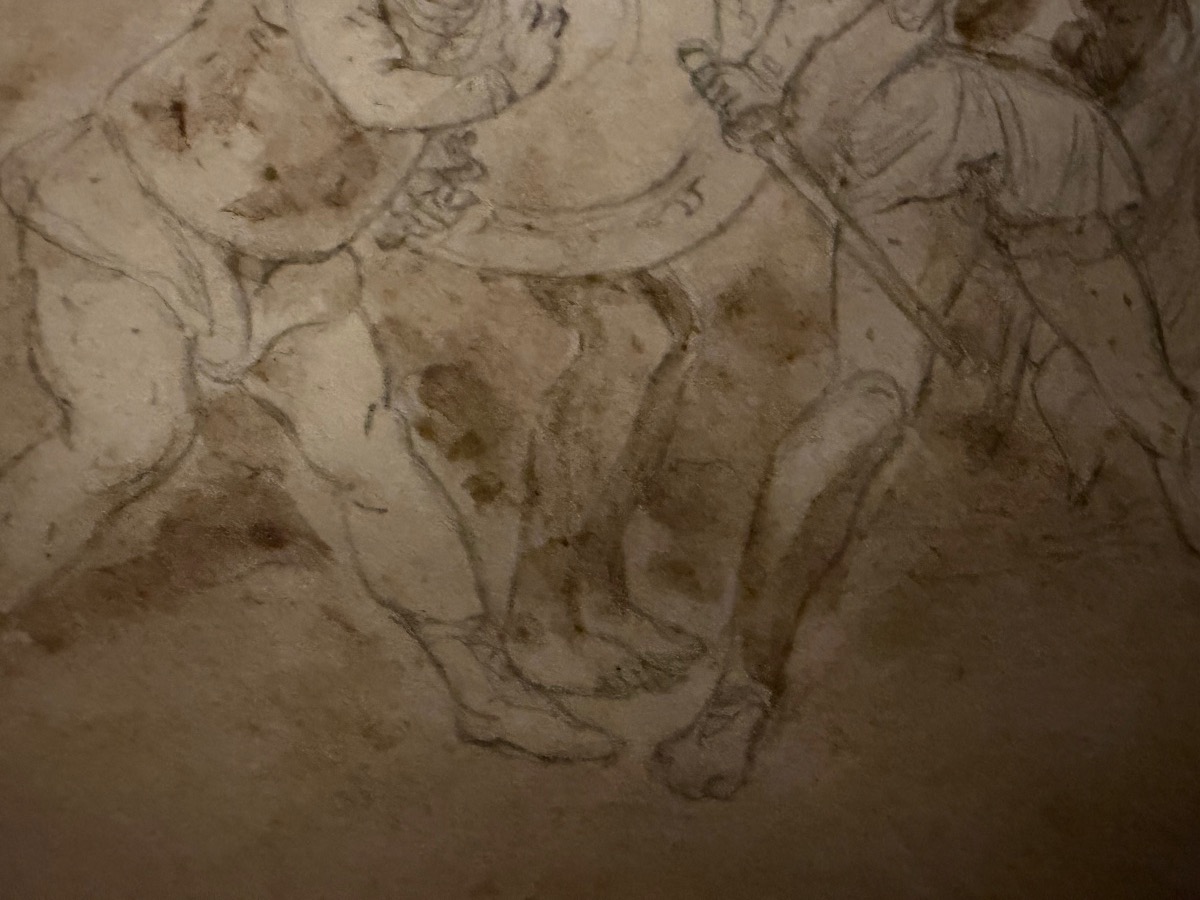 Small Neoclassical Drawing, Ancient-style Scene, France Or Italy, Circa 1830.-photo-2