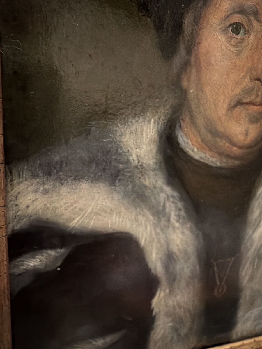 Oil On Copper, By Jean D’albon De St André. An 18th-century Copy Of A Painting By Corneille Of Lyon.-photo-2
