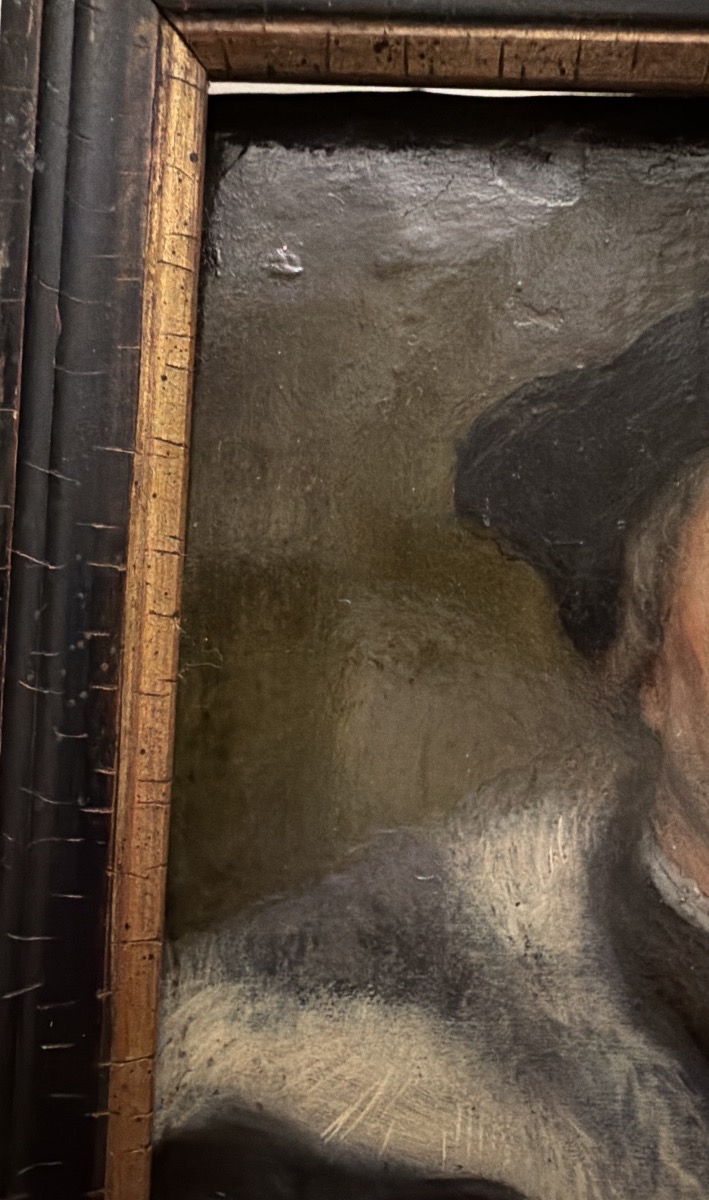 Oil On Copper, By Jean D’albon De St André. An 18th-century Copy Of A Painting By Corneille Of Lyon.-photo-3