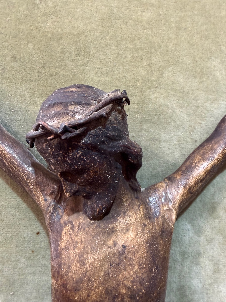 18th-century Wooden Crucifix, France.-photo-5