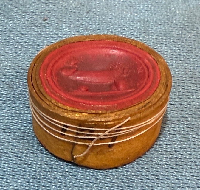 Two Erotic Red Wax Cameos, Italy, Grand Tour. Late 18th Century, Early 19th Century.-photo-1
