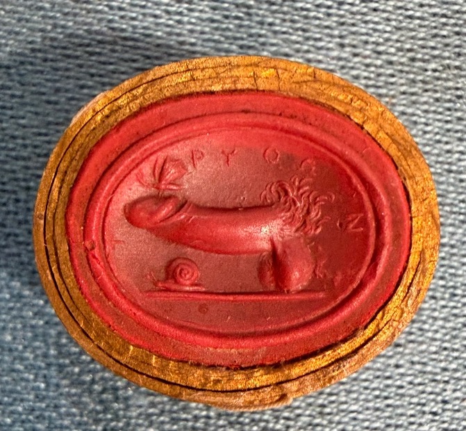 Two Erotic Red Wax Cameos, Italy, Grand Tour. Late 18th Century, Early 19th Century.-photo-5