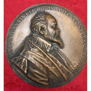 Bronze Medal By G. Dupré, Pierre Jeanin, Superintendent Of Finances Under Louis XIII.