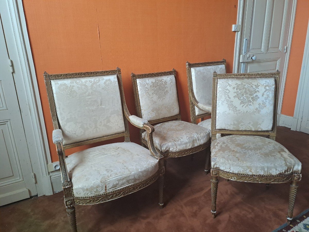 Ensemble De Sièges Style Louis XVI