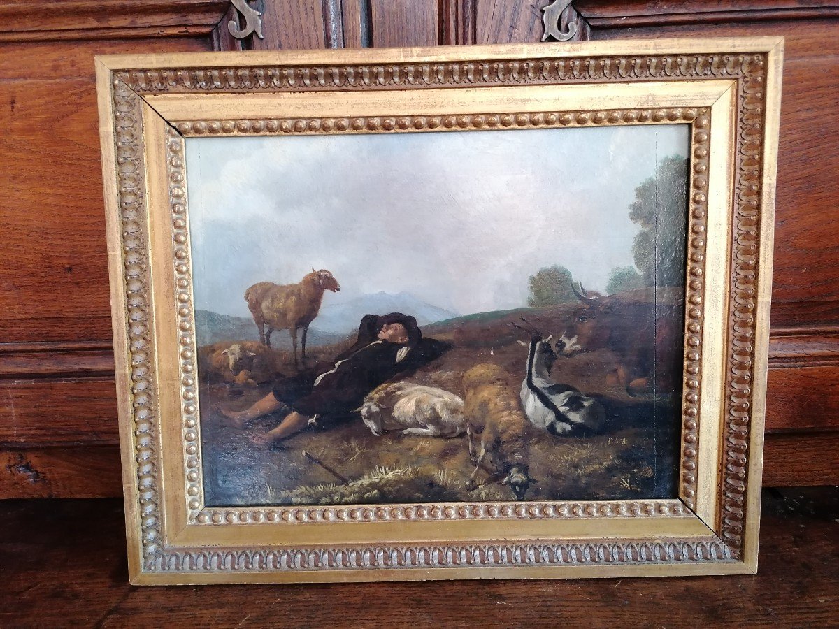 Peinture Sur Bois Berger Dormant
