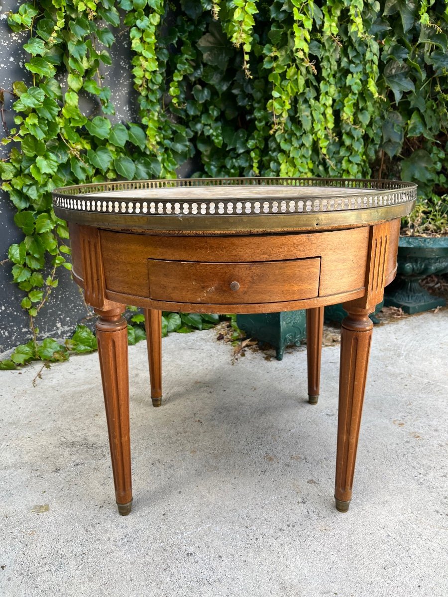 Table Bouillotte De Style Louis XVI-photo-4