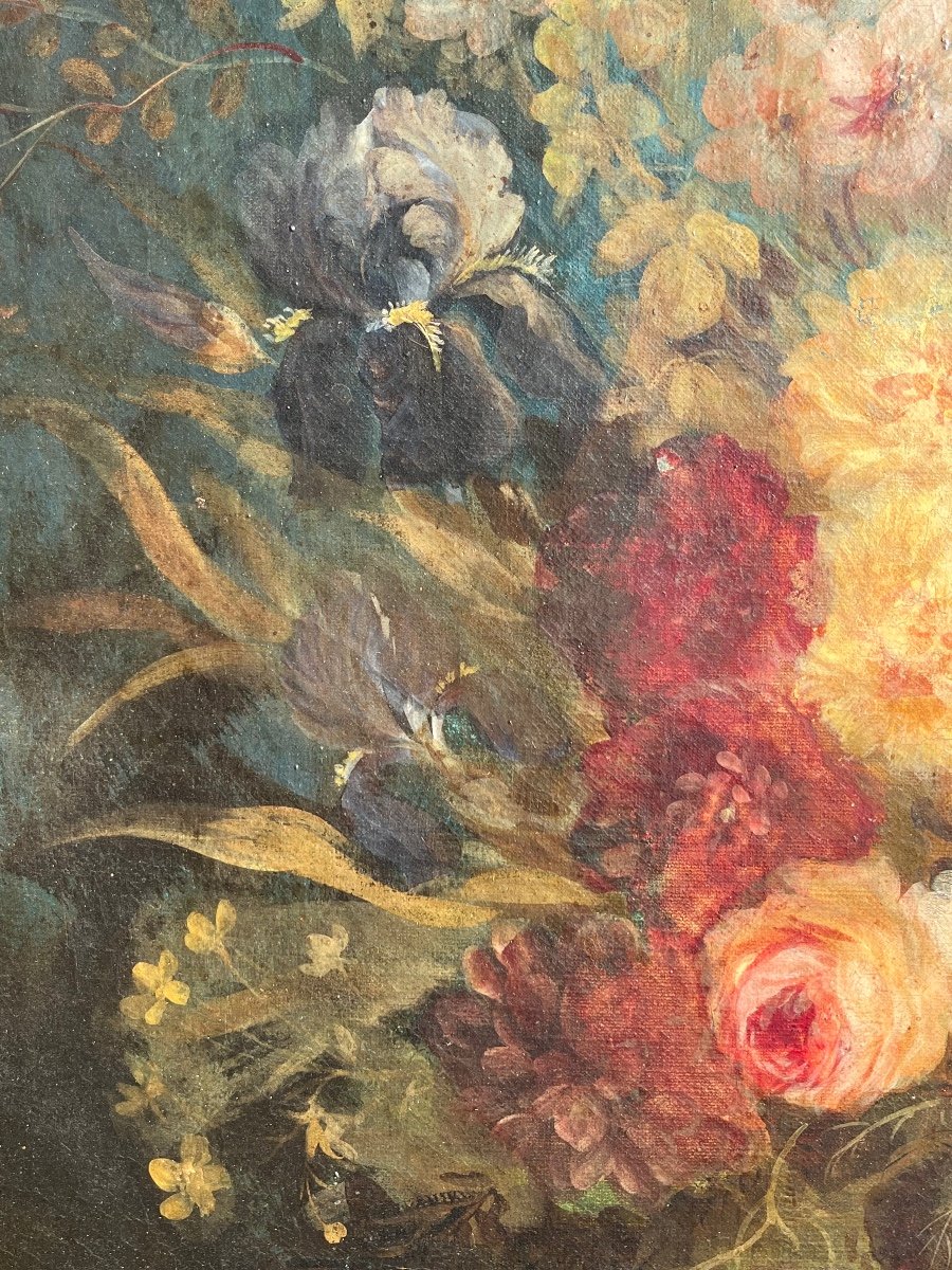 Still Life With Flowers, 19th Century -photo-2