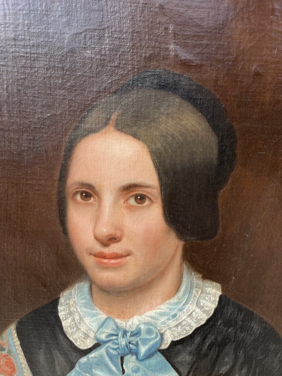 Portrait de femme d’époque XIXème -photo-3