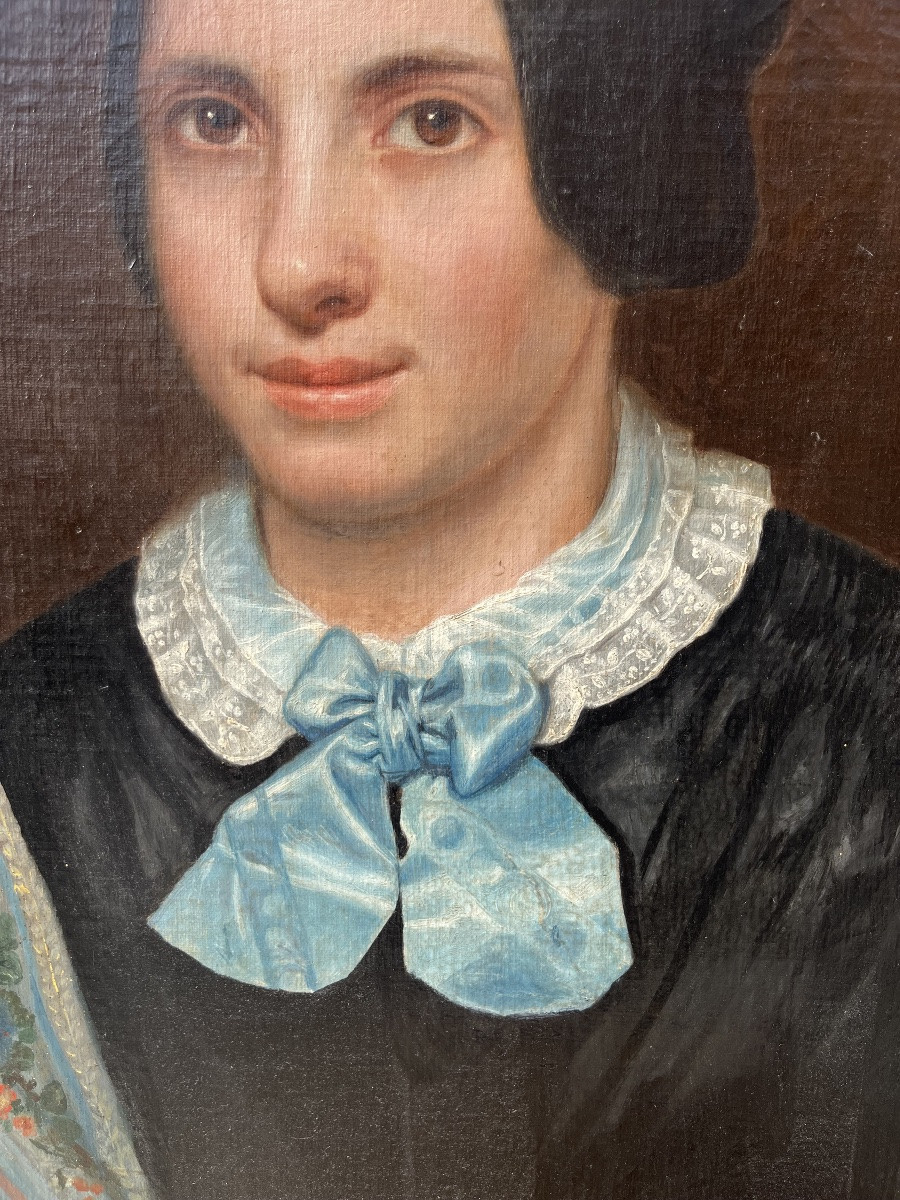 Portrait de femme d’époque XIXème -photo-4