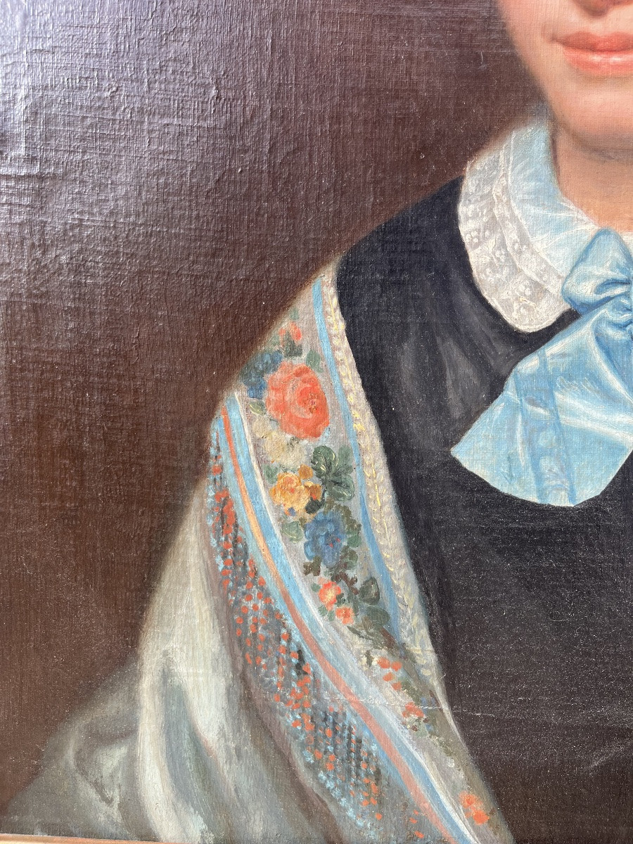 Portrait de femme d’époque XIXème -photo-1