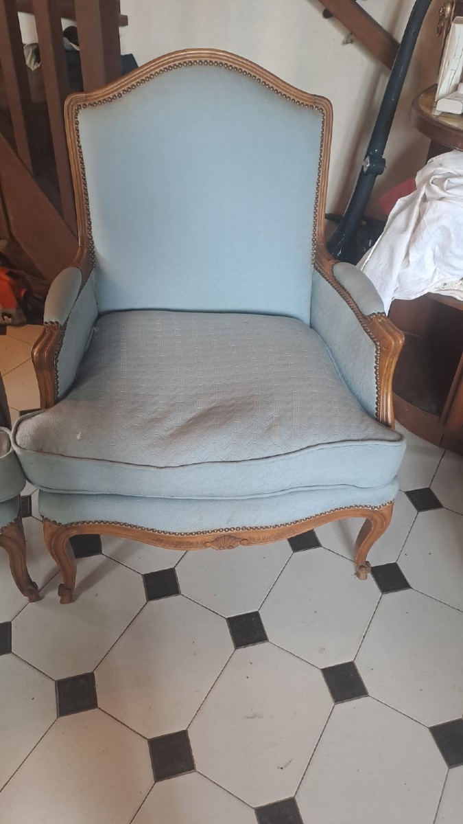 Pair Of Mid-century Armchairs-photo-2