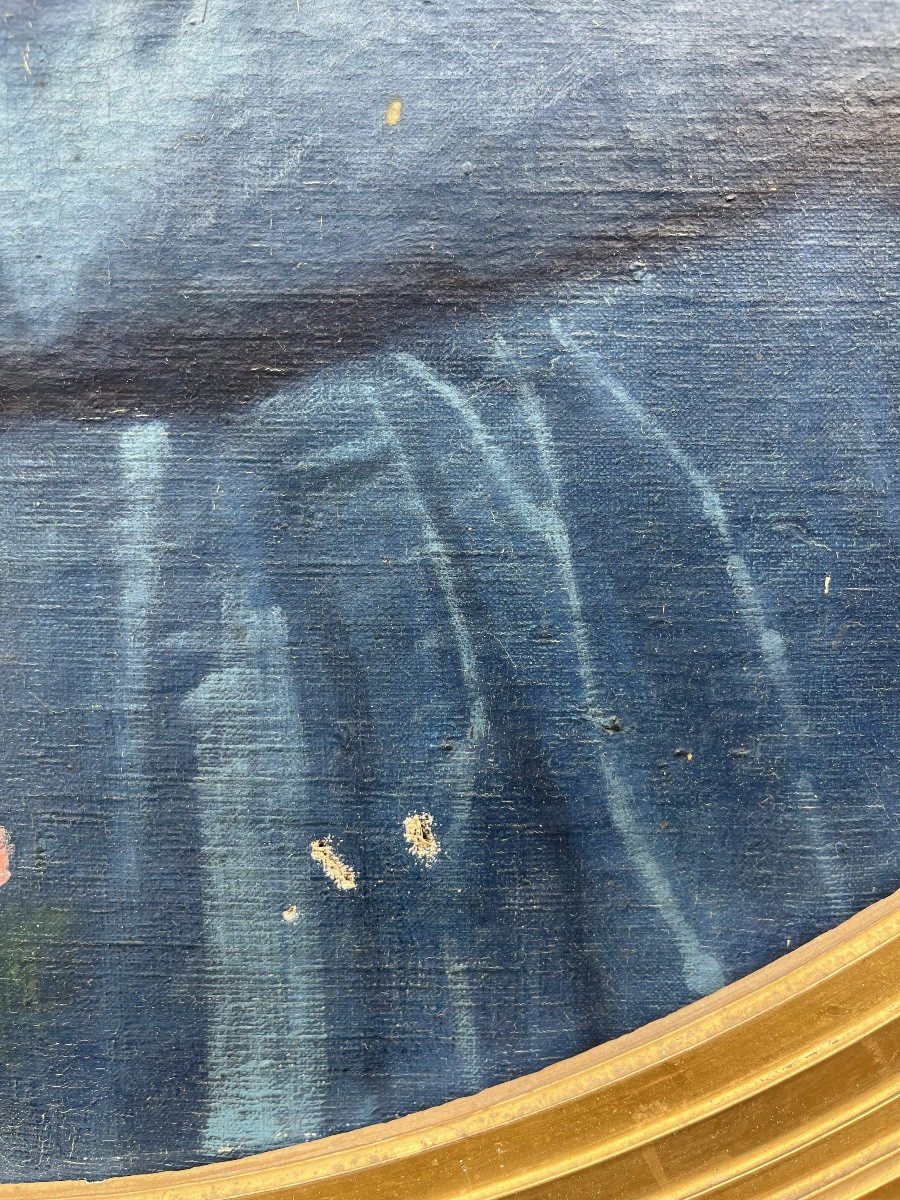 Portrait Of A Young Girl, 19th Century-photo-4