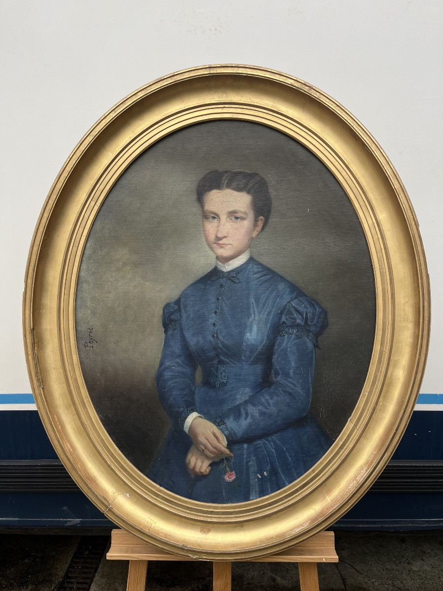 Portrait Of A Young Girl, 19th Century