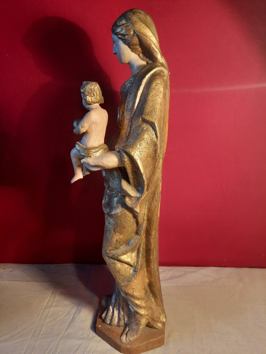 Vierge A l'Enfant début XIXème -photo-1