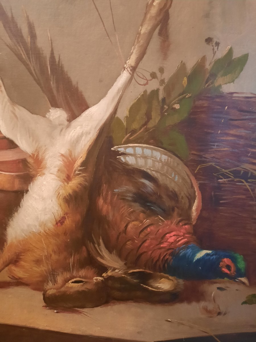 Still Life With Lips And Pheasants.-photo-2