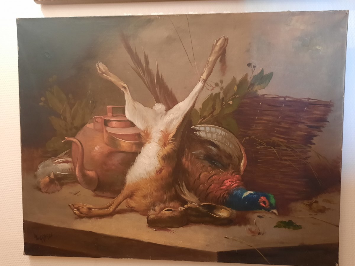 Still Life With Lips And Pheasants.