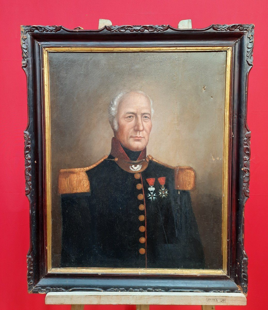 Portrait d'un militaire XIXème 