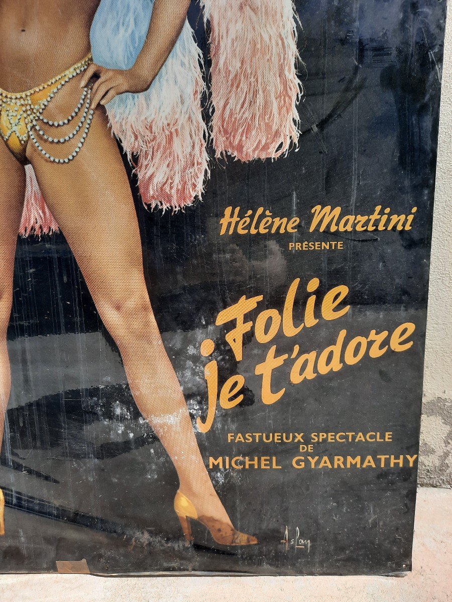 Poster Of The Folies Bergères.-photo-3