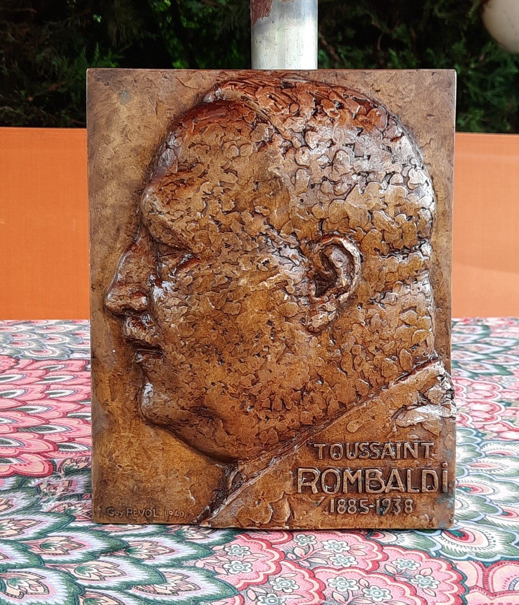 Bas Relief en bronze Mr.Rombaldi 