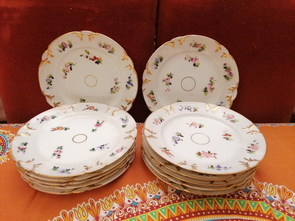 Lot Of 6 Plates Plus 6 Others Of A Little Different Depth