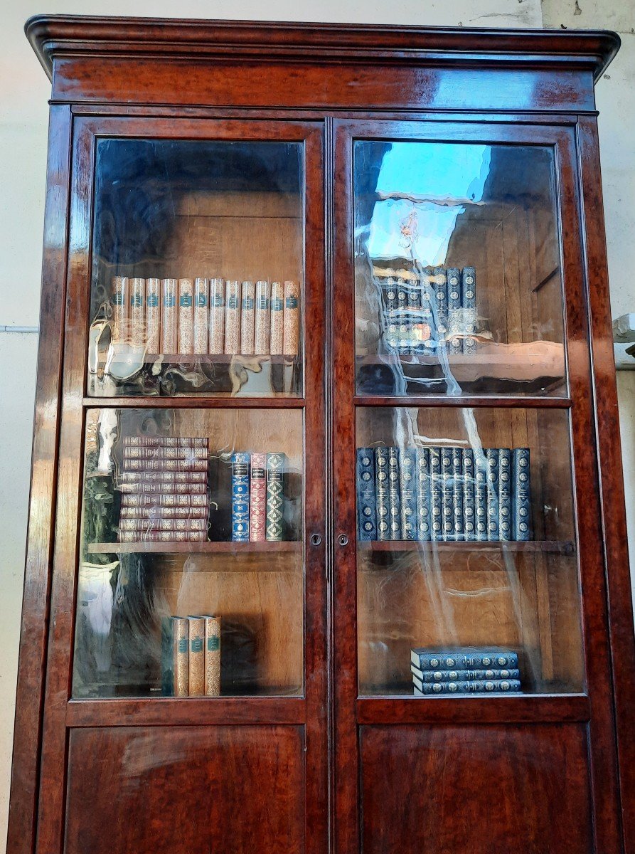 Large Louis Philippe Library From The 19th Century.-photo-3