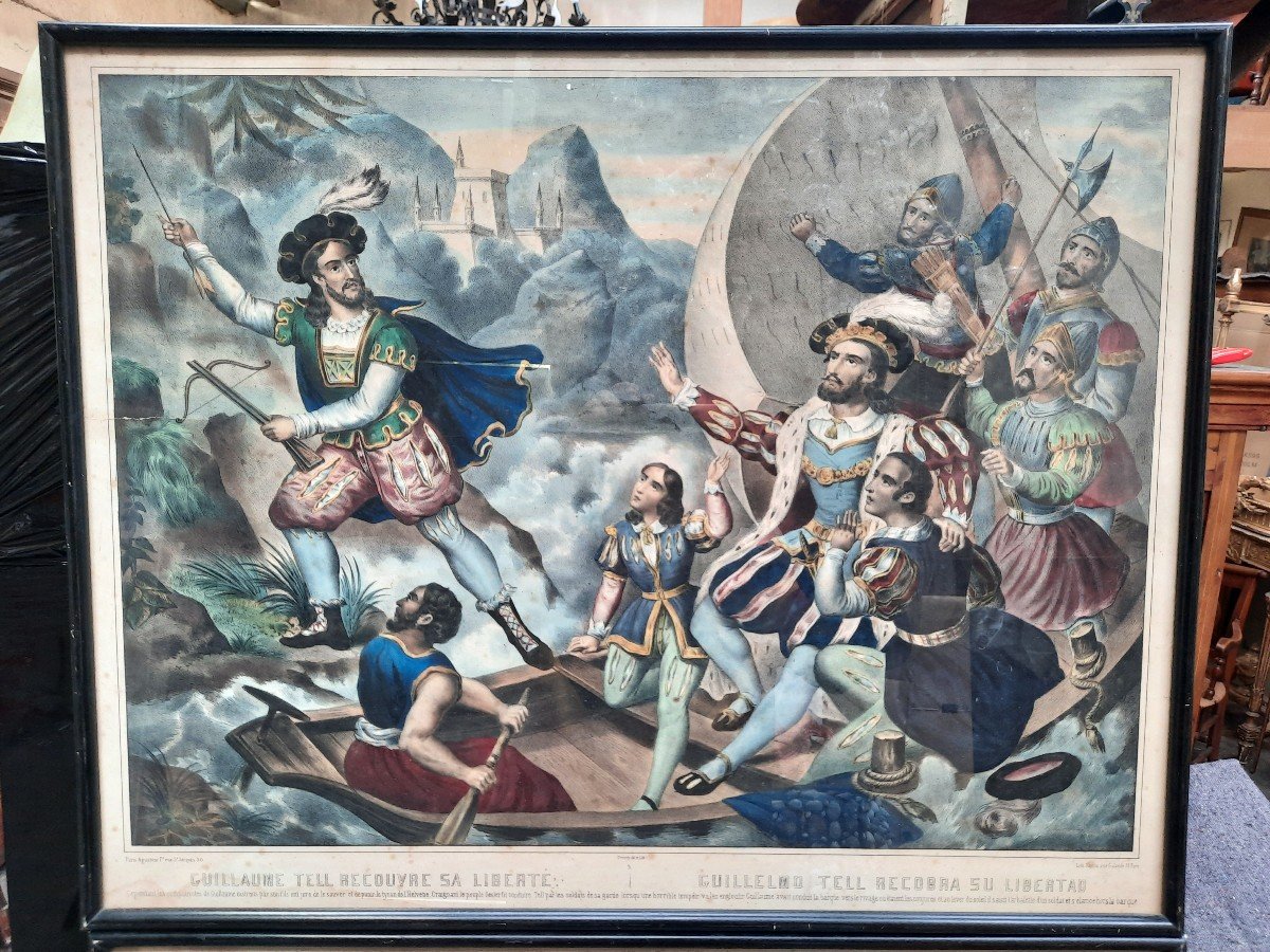 Series Of Four William Tell Engravings-photo-3