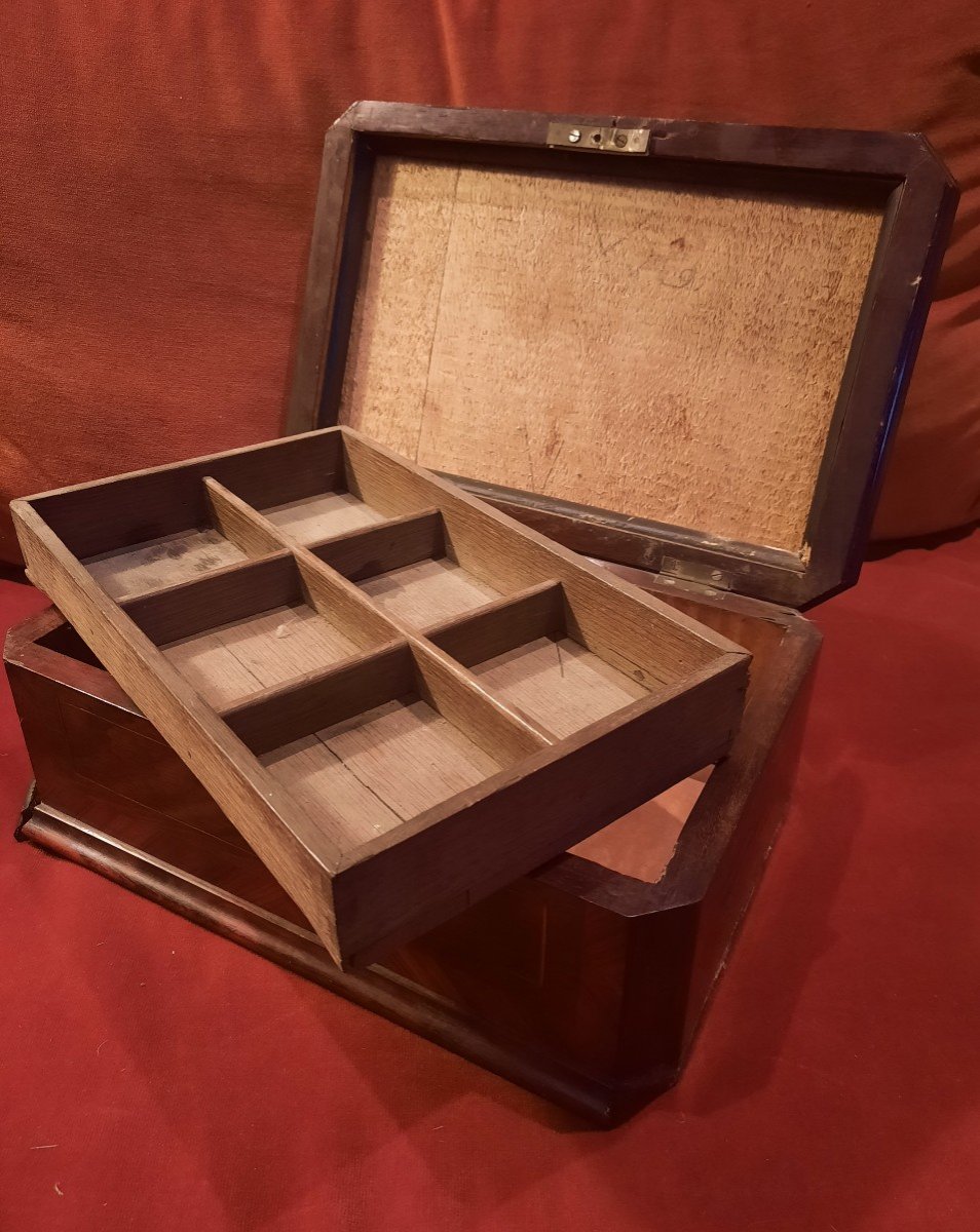 Napoleon III Period Marquetry Box-photo-2