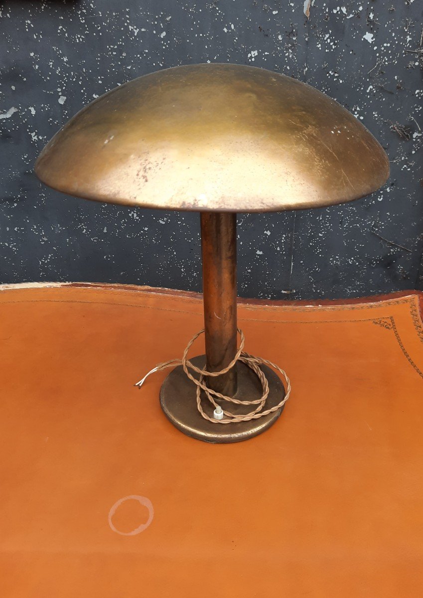 Lampe de bureau de forme champignon XXème 
