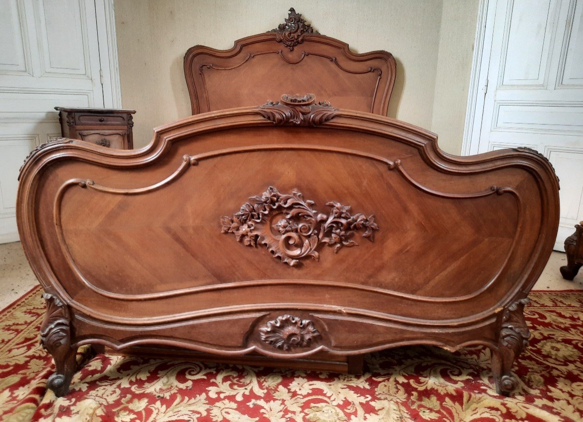 Chambre à coucher de style Louis.XV rocaille XIXème.-photo-4