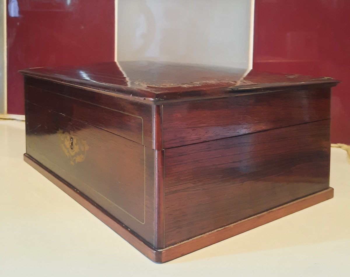 Napoleon III Rosewood Box-photo-4