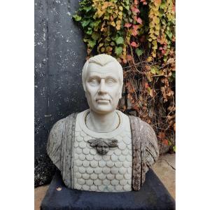 Marble Bust "roman Emperor"