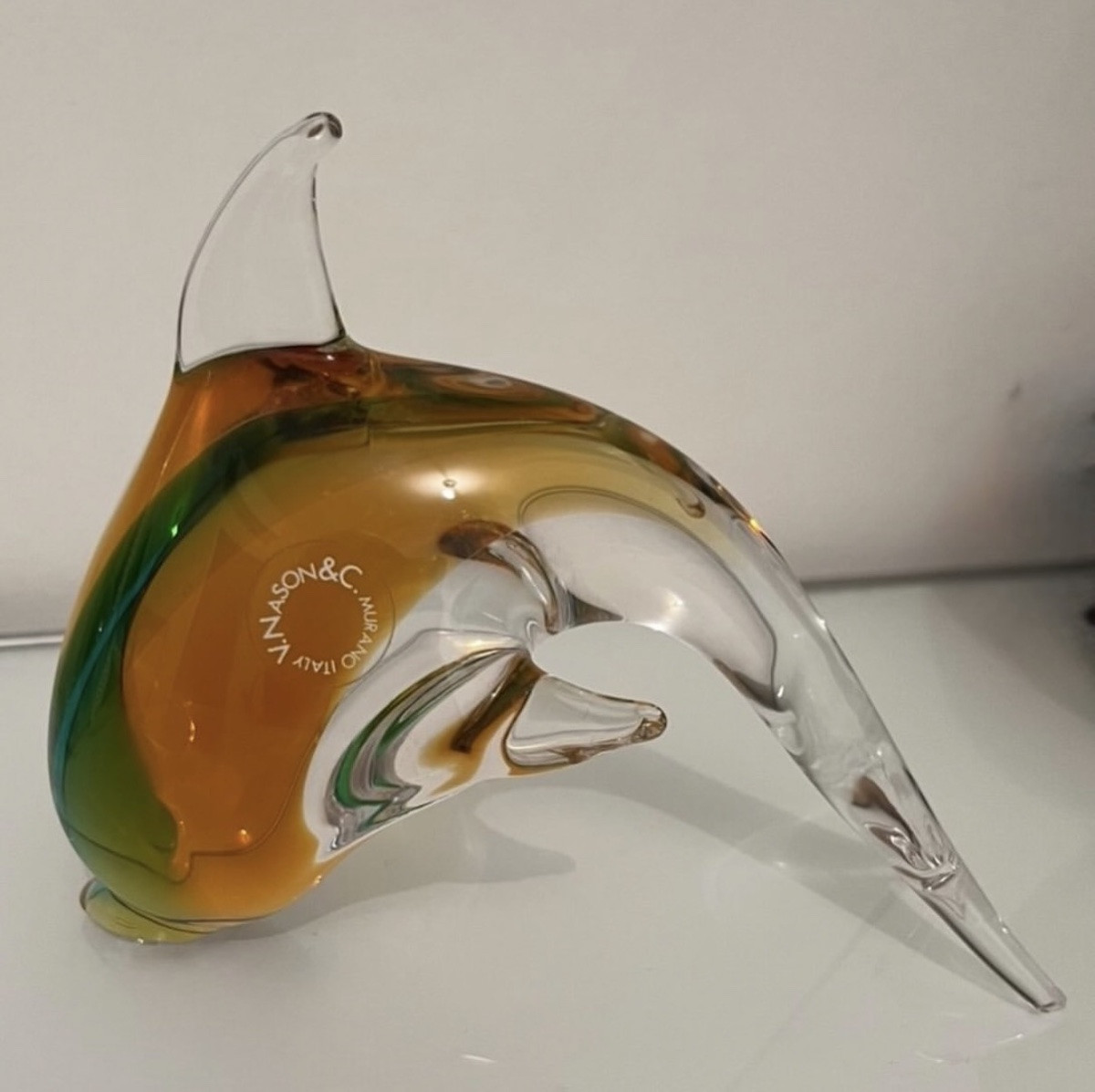 Murano Glass Dolphin-photo-2