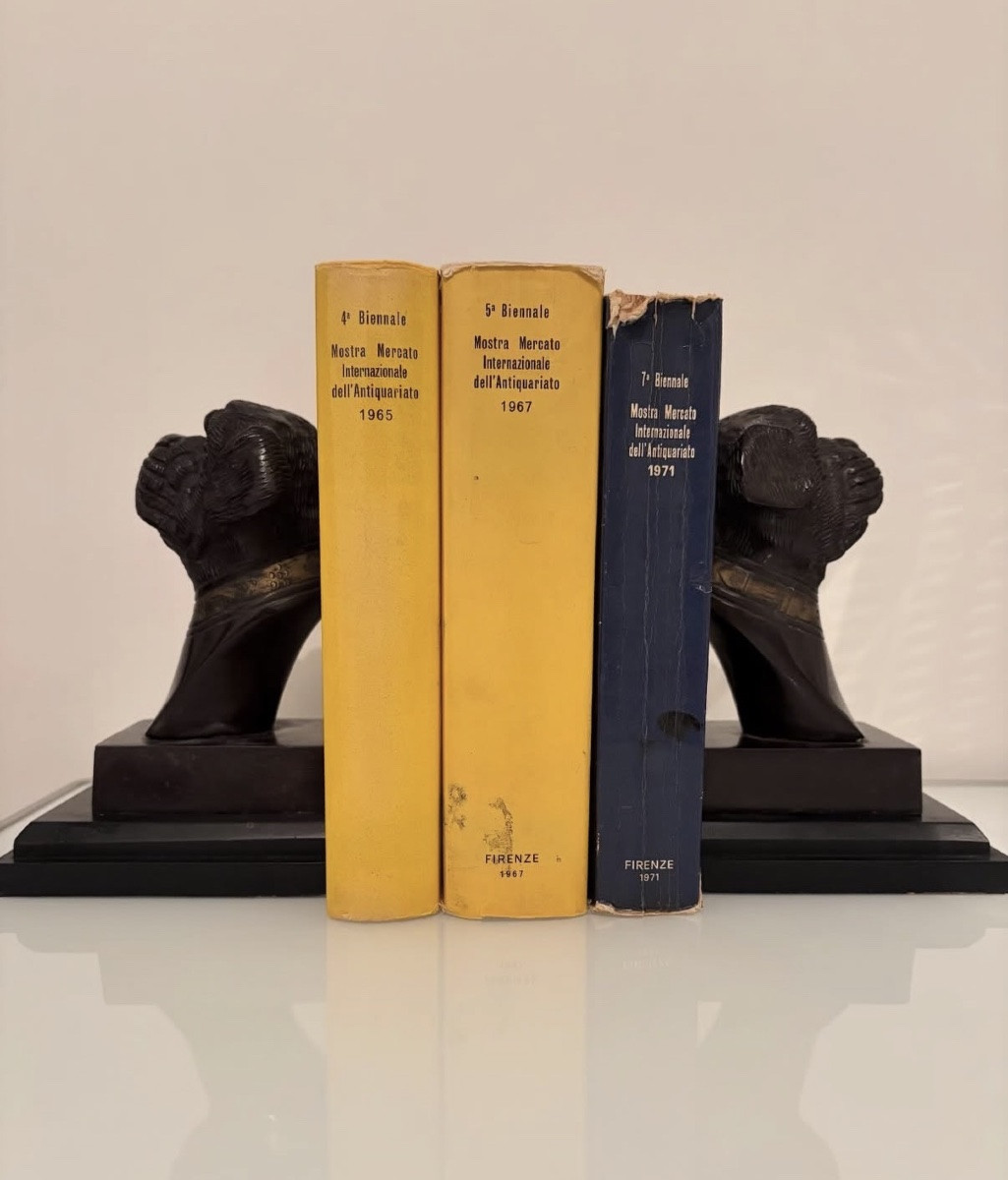 Pair Of Bronze Bookends-photo-2