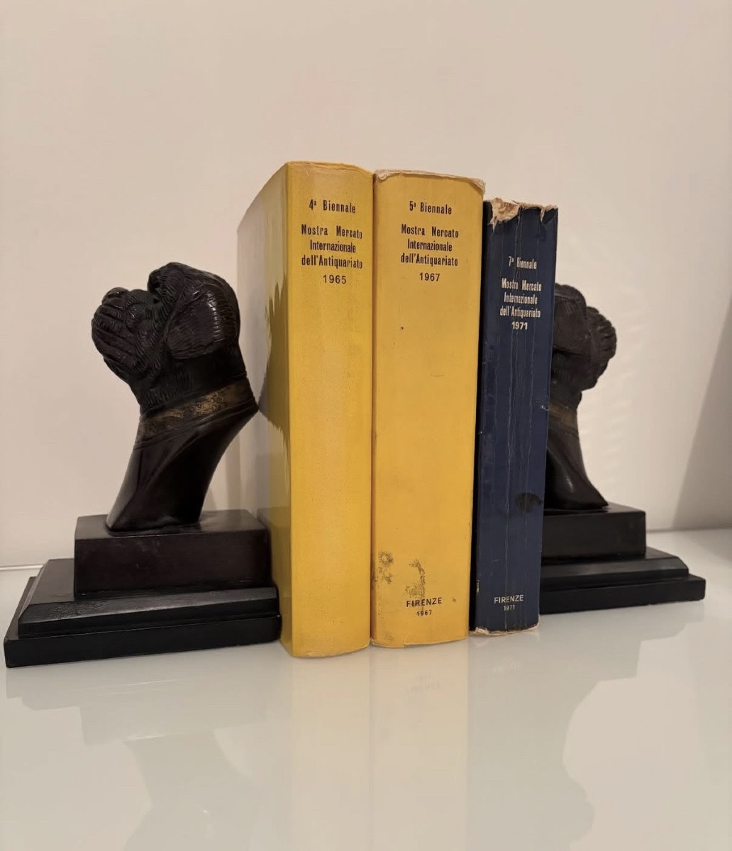 Pair Of Bronze Bookends-photo-4