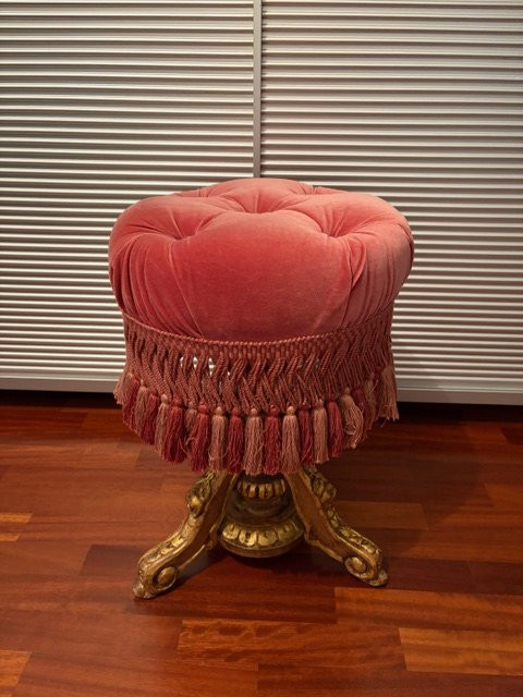Napoleon III Style Stool-photo-2
