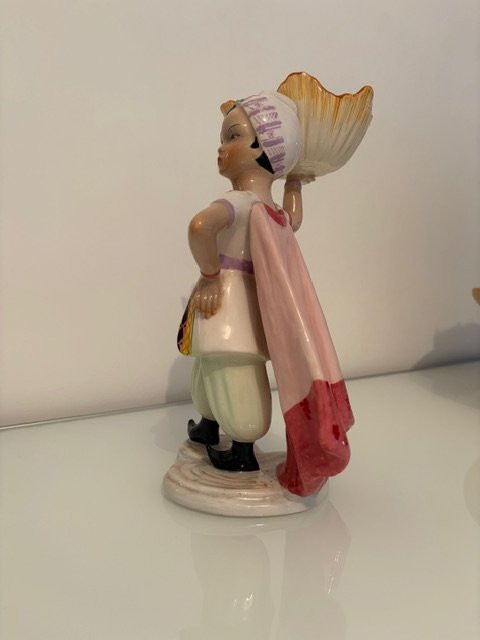 Ceramic sculpture, Odalisque, G. Girardi-photo-2