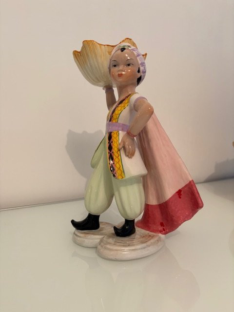 Ceramic sculpture, Odalisque, G. Girardi-photo-3