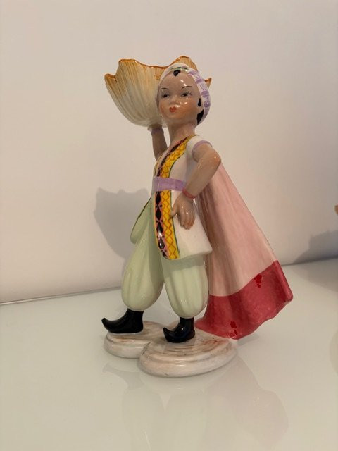 Ceramic sculpture, Odalisque, G. Girardi-photo-1