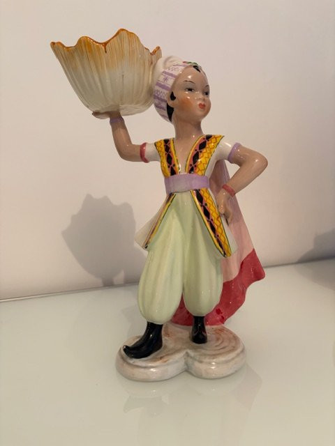 Ceramic sculpture, Odalisque, G. Girardi-photo-2