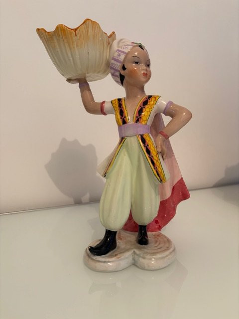 Ceramic sculpture, Odalisque, G. Girardi-photo-3