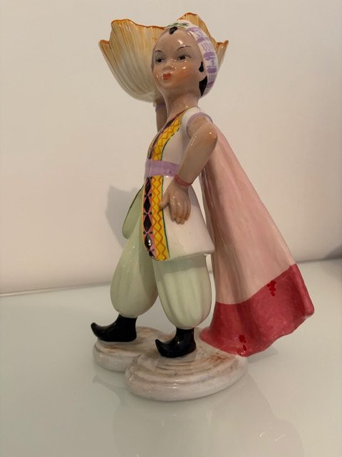 Ceramic sculpture, Odalisque, G. Girardi-photo-4