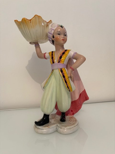 Ceramic sculpture, Odalisque, G. Girardi-photo-6