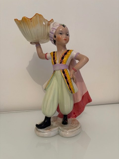 Ceramic sculpture, Odalisque, G. Girardi-photo-7