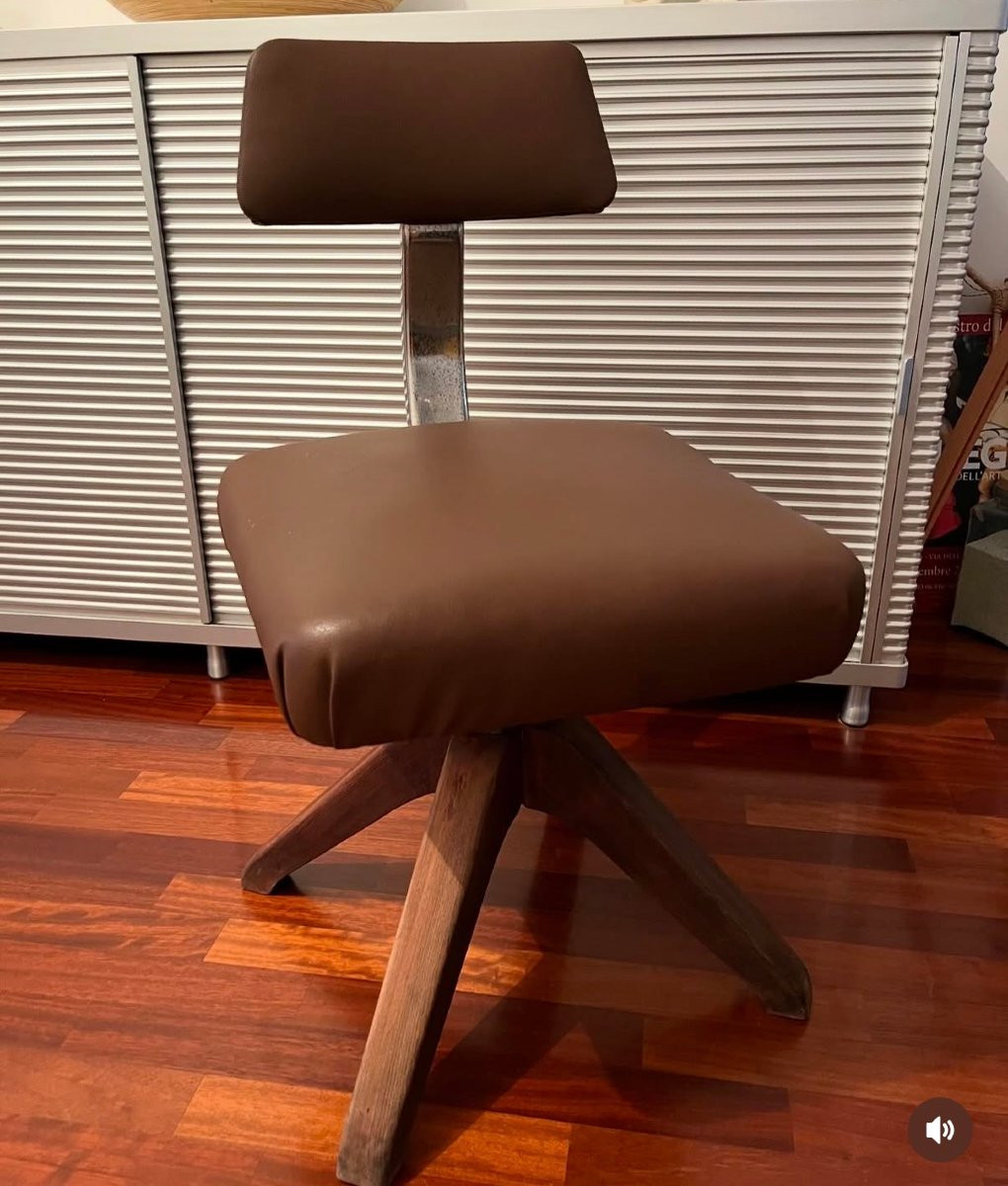 Anonima Castelli Chair In Wood And Metal-photo-1