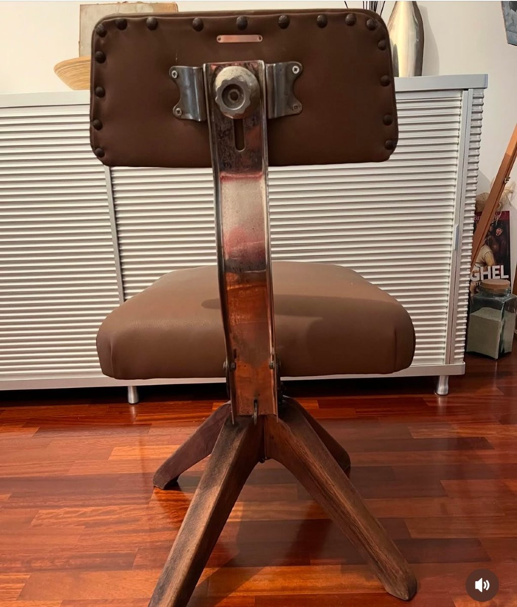 Anonima Castelli Chair In Wood And Metal-photo-7