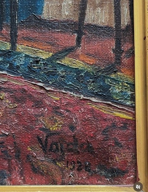 Peinture  un intérieur domestique, Vajda-photo-4