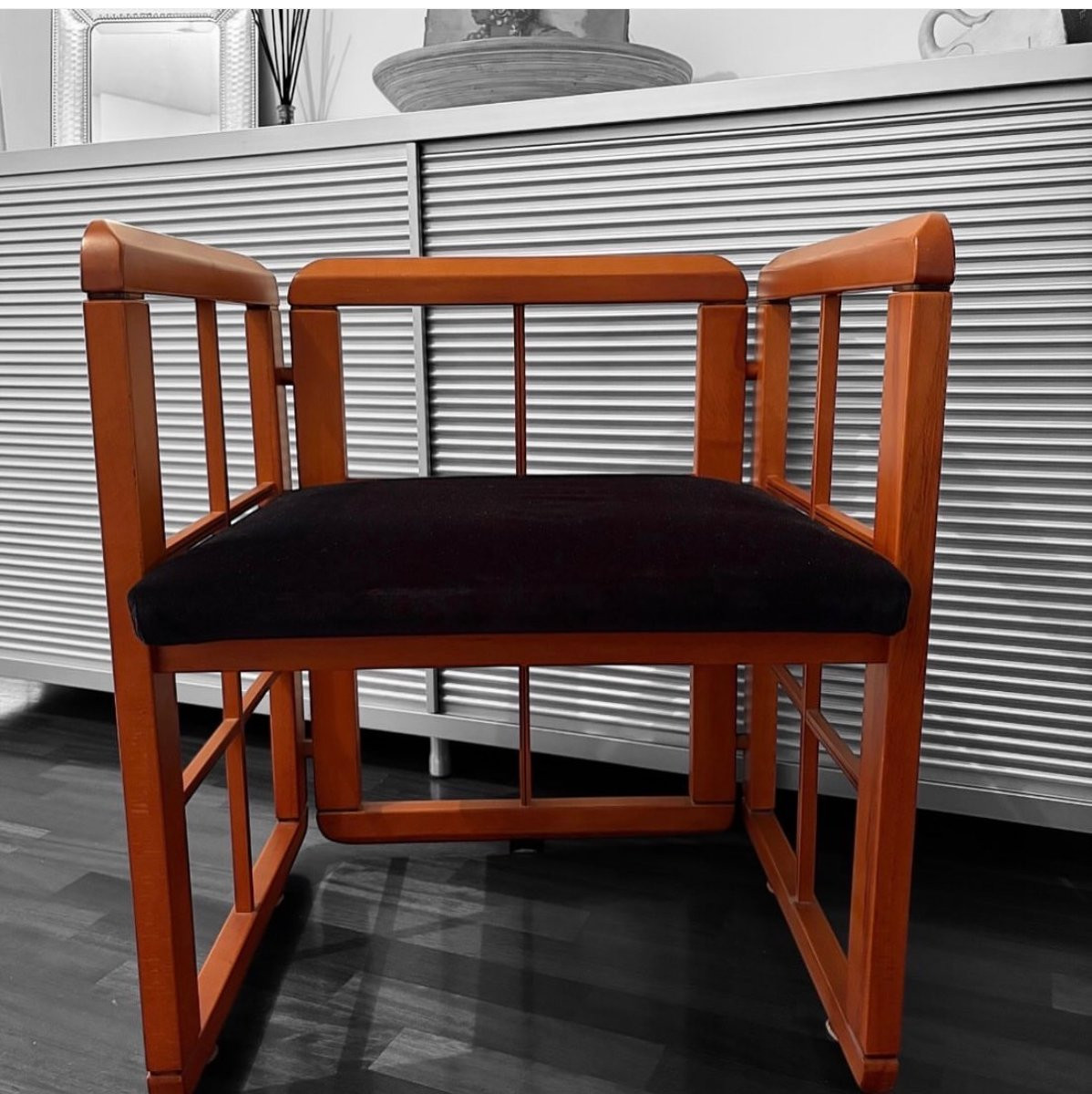 Fox Hunt Series, Cherry Wood Armchair, Fabrizio Poldaretti-photo-1